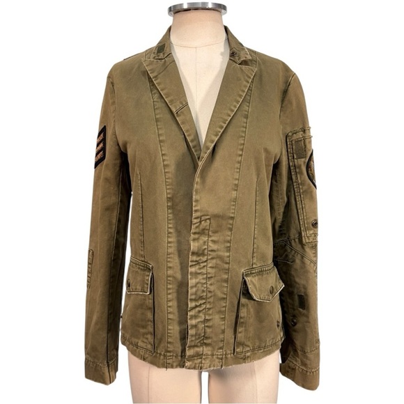 Zadig & Voltaire Virginia Utility Military Jacket Size Small - Picture 3 of 16